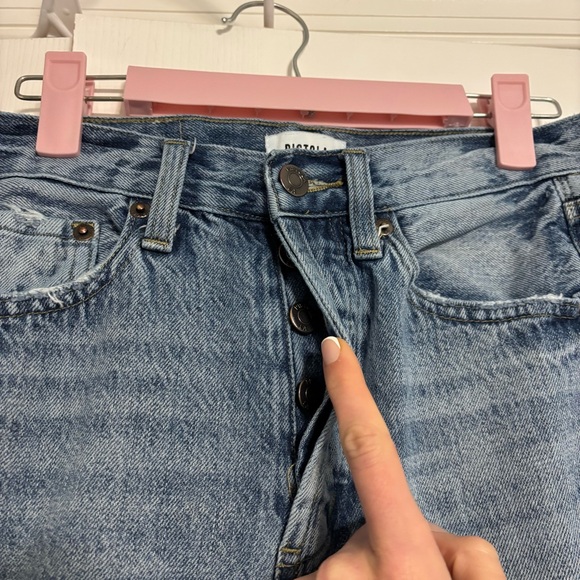 Pistola Blue Distressed Women Jeans - Picture 9 of 9